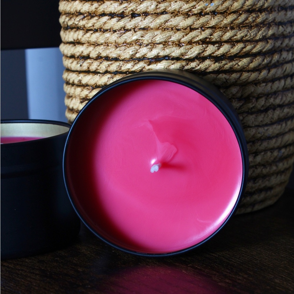 Rose Petal Scented Coconut & Apricot Luxury Wax Creamy Candle Essential Oils 4oz